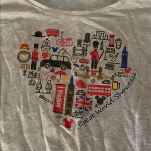 Disney Parks Epcot UK pavilion hidden Mickey top